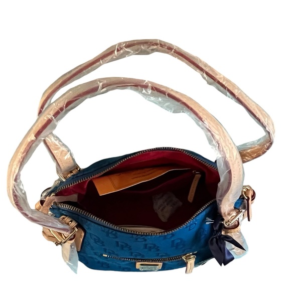 Dooney & Bourke Vintage Blue Handbag - Picture 4 of 13
